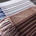 Alpaca Wool Blankets Wholesale – Beige and Brown, Grey and Blue, Handmade in Peru