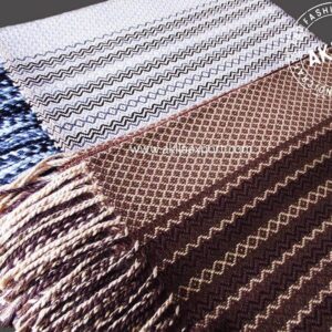 Alpaca Wool Blankets Wholesale – Beige and Brown, Grey and Blue, Handmade in Peru