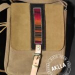 Peruvian Bags. Handmade Leather Bag with Traditional Loom Fabric magnificient leather bags from Peru