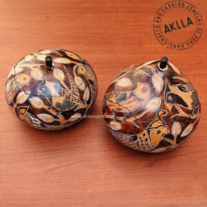 Amazing Birds Design Gourd Jewelry Box