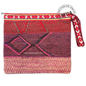 handmade woven loom sheep purse 3