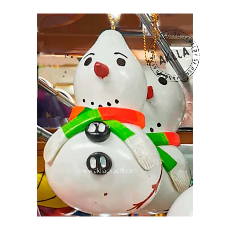 Cute Snowman Gourds Christmas Ornaments