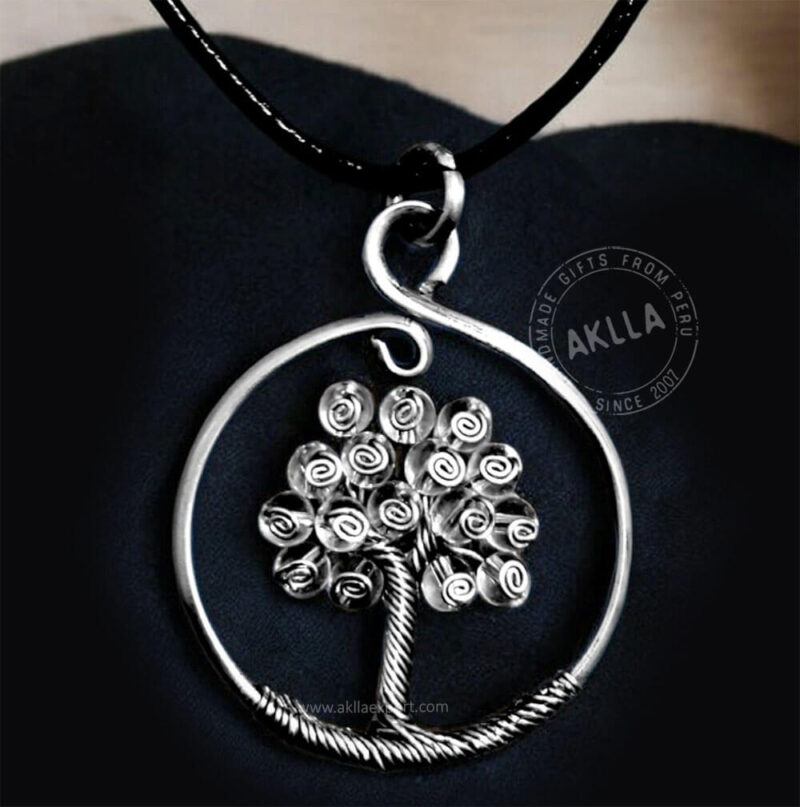 Tree Life Necklaces. Handmade with Stone Beads.