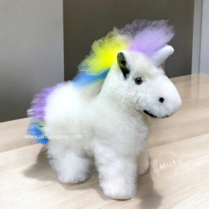 Alpaca Stuffed Animal - Unicorn Alpaca Plush Toy