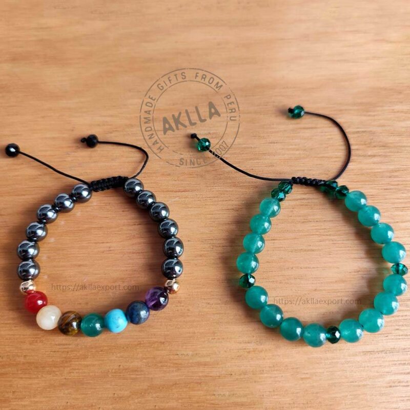 7 Chakras Bracelets – Handmade Stone Bracelets from Peru