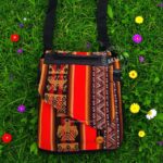 Handmade Peruvian bags – 9.25 inch crossbody purses in Andean fabric
