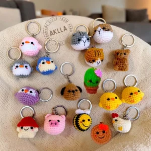 amigurumi keychains wholesale handmade in Peru