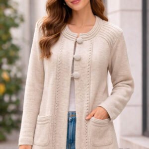 alpaca sweater handmade cardigan peru