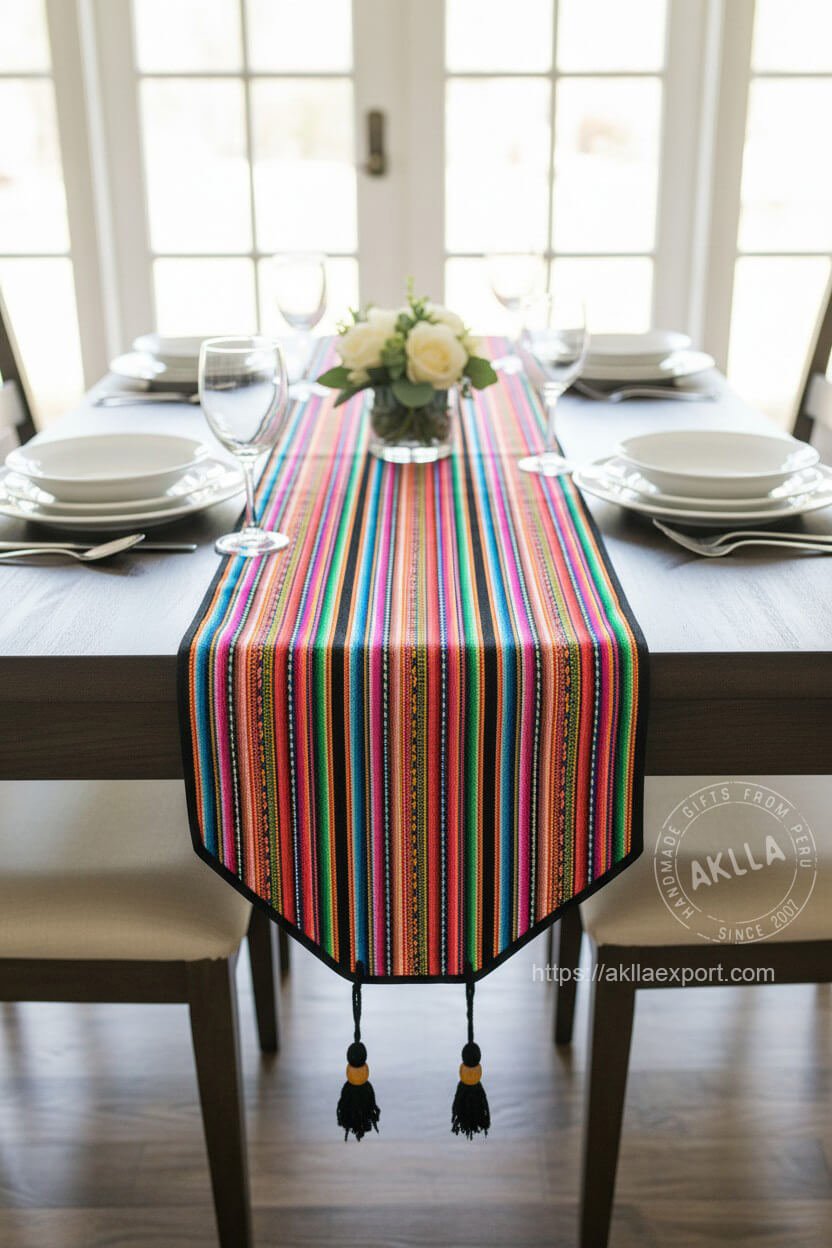 Peruvian Table Runner Decor peruvian table runner dining room decor