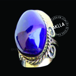 Adjustable Ring with Agate in Assorted Colors