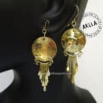 Jewelry from coins. Jewelry with coins. Peruvian coins earrings.