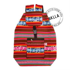 backpacks peruvian blanket fabric 3