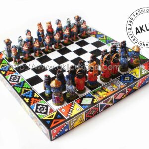 chess handmade wood cbox eramic pieces peruvian ajedrez ajedreces 3C 2nd