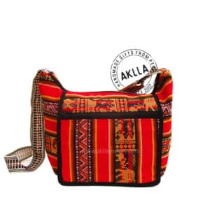 handbags peruvian blanket fabric maletin