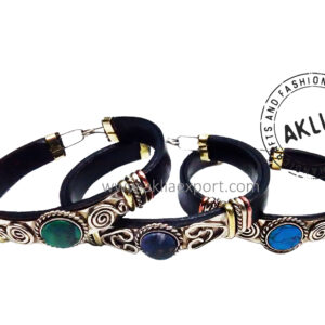 natural stones bracelets leather alpaca silver wholesalers peruvian jewelry imitation 2
