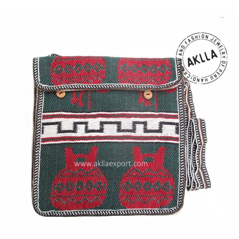 Wool Bag with Nazca Iconography