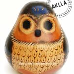 Handmade Peruvian Owl Gourds